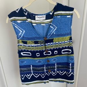 Vintage 90s Paquette Vest Top